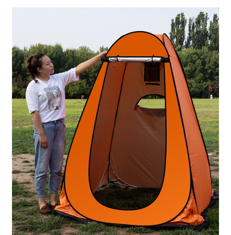 Cheap Goat Tents Bathing Tent Camping Shower Tent Changing Tent Warm Thickening Changing Tent Simple Bathing Cover Toilet Outdoor Tents 